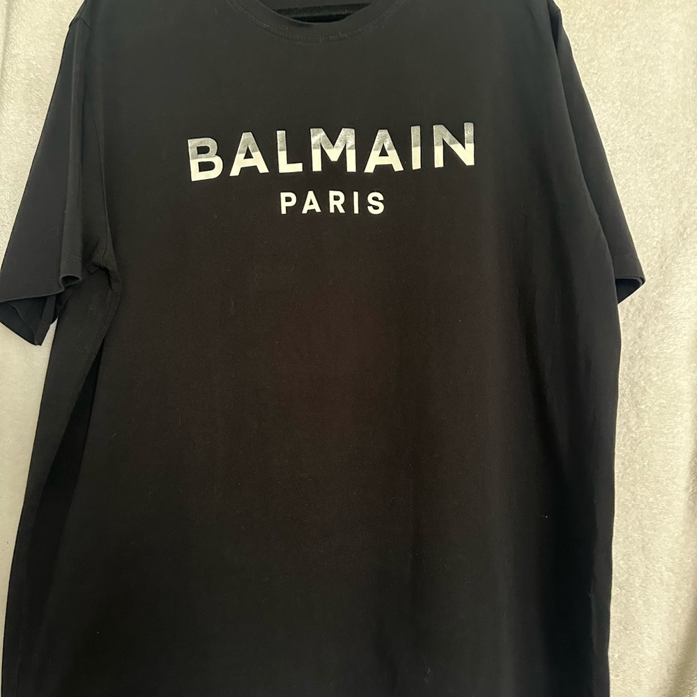 Authentic Balmain Black Tee